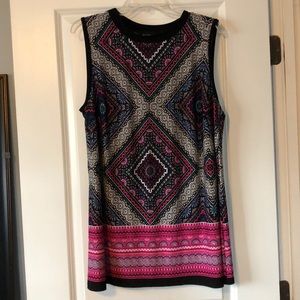 Tank top dress shirt